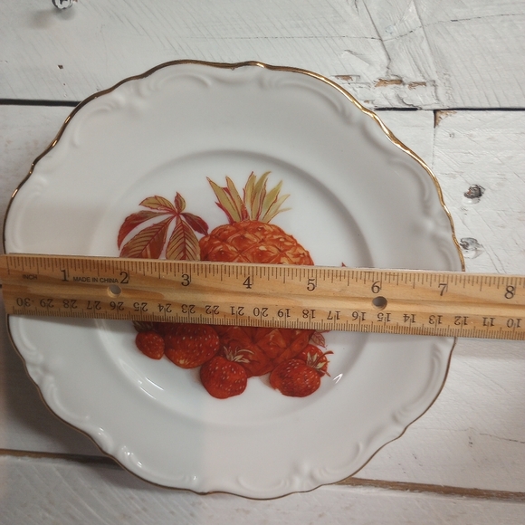 Set of 2 Vintage Fruit & Nut Designs Plates Winterling Roslau Bavaria Germany - Picture 8 of 10